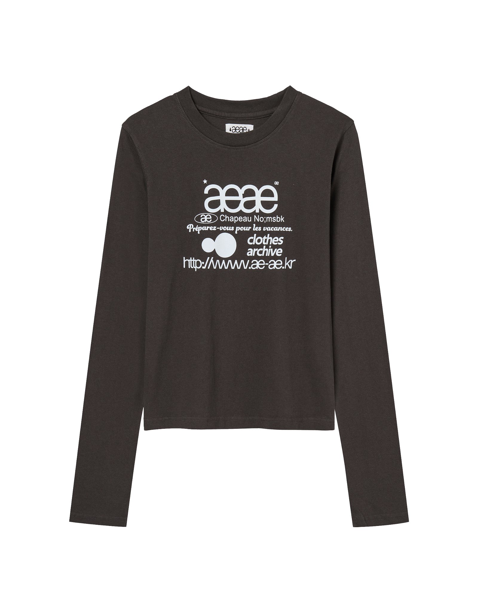 AEAE Web Logo Crop Long Sleeve
