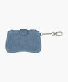 Marithé François Girbaud REGULAR LOGO PEANUT KEYRING WALLET blue