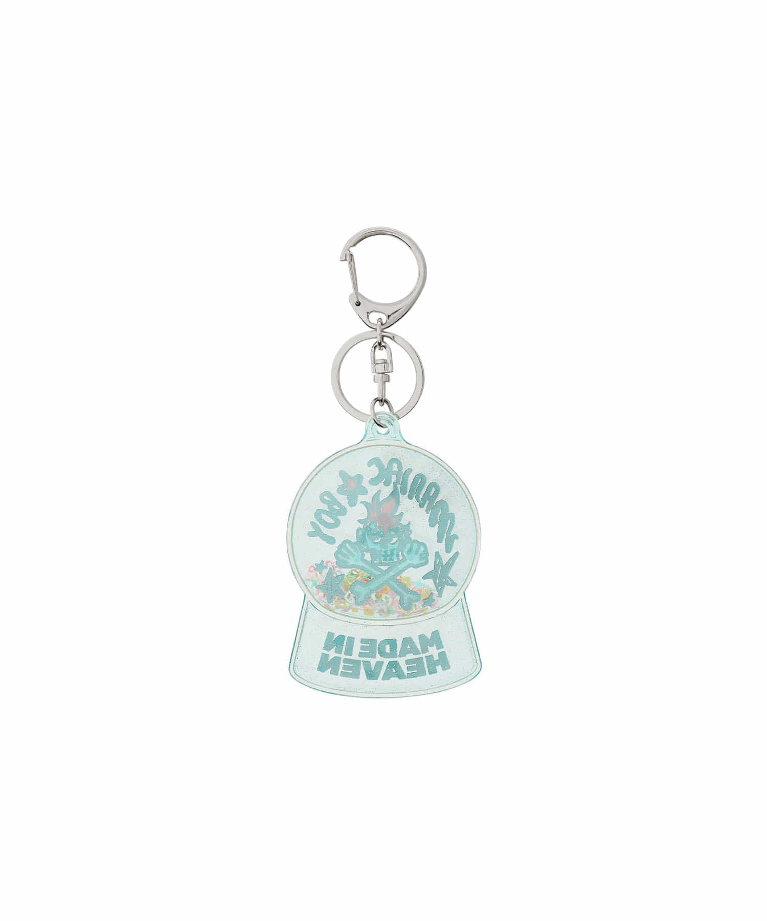 Nice Ghost Club Skull Snowball Key Chain [Blue]