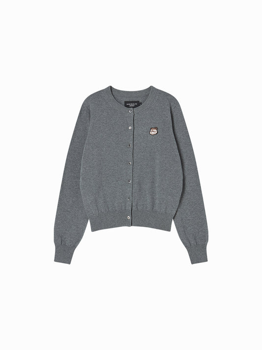 ADLV Woman Basic Round Neck Cardigan