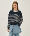 Marithé François Girbaud W SAILOR KNIT PULLOVER