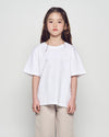 ADLV Kids Two Tone Logo Lettering Short Sleeve T-Shirt