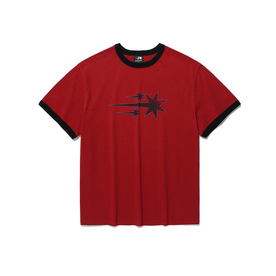 Nice Ghost Club Vintage 3 Star Basic Ringer Tee