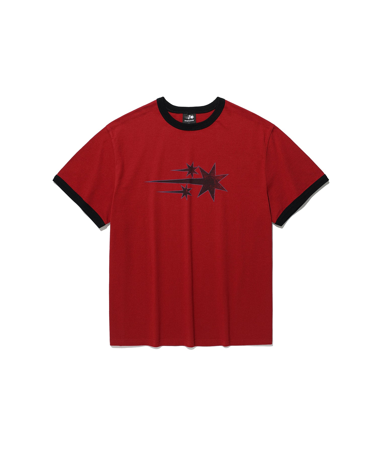 Nice Ghost Club Vintage 3 Star Basic Ringer Tee