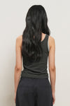 General Idea WOMAN Solid U-Neck Sleeveless