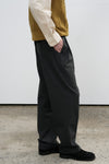General Idea MAN Double Pleat Suit Trousers [CHARCOAL]