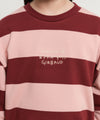 Marithé François Girbaud Kids Stripe Sweatshirt Burgundy