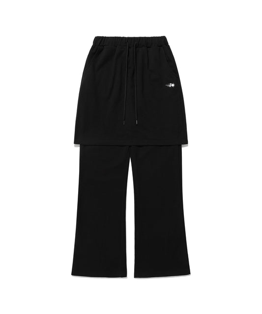 Nice Ghost Club Logo Sweat Layered Pants