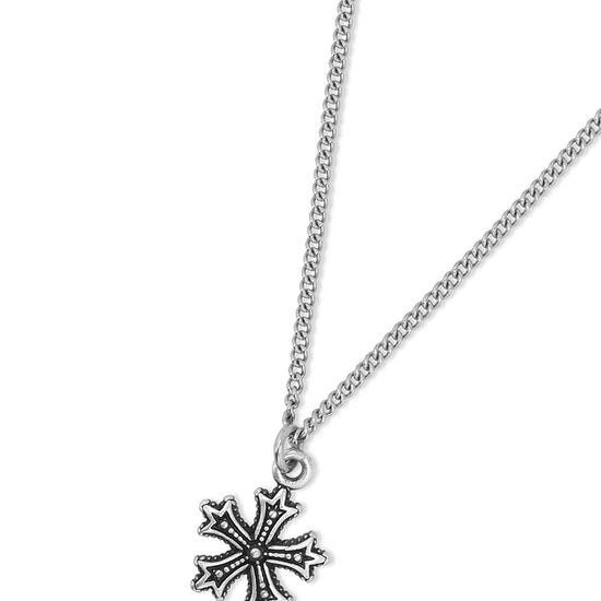 Mahagrid Cross Star Necklace [Silver]
