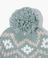 Marithé François Girbaud Kids Nordic Balaclava Muffler in Mint