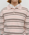 Marithé François Girbaud Regular Logo Stripe Polo Knit