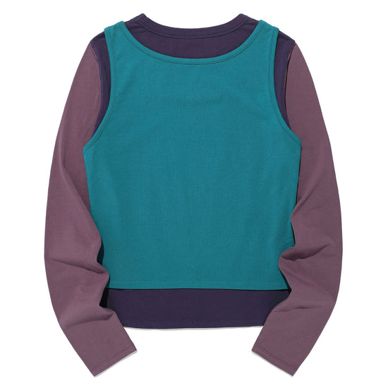 Nice Ghost Club Star Pony Sleeveless Long Sleeve Tee [Purple]