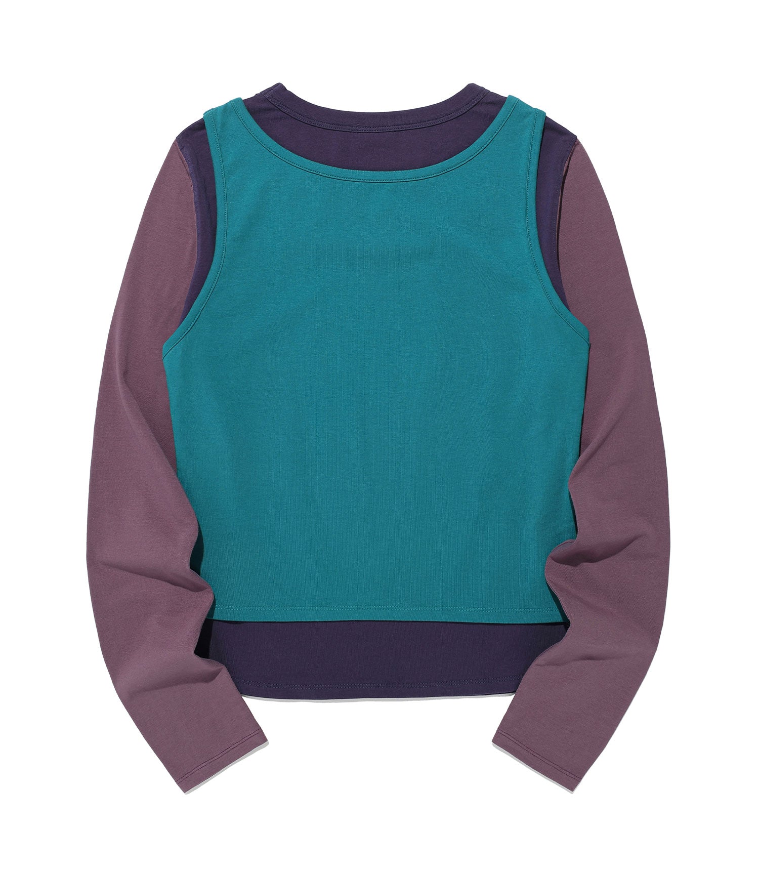 Nice Ghost Club Star Pony Sleeveless Long Sleeve Tee [Purple]
