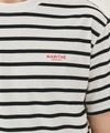 Marithé François Girbaud SMALL REGULAR LOGO TEE stripe