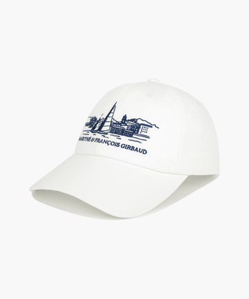 Marithé François Girbaud SAILING GRAPHIC COVERED CAP off white