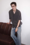 General Idea MAN Open Collar Half Shirt
