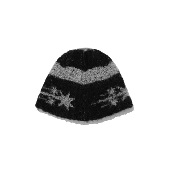Nice Ghost Club Stripe 3Star Logo Mohair Beanie