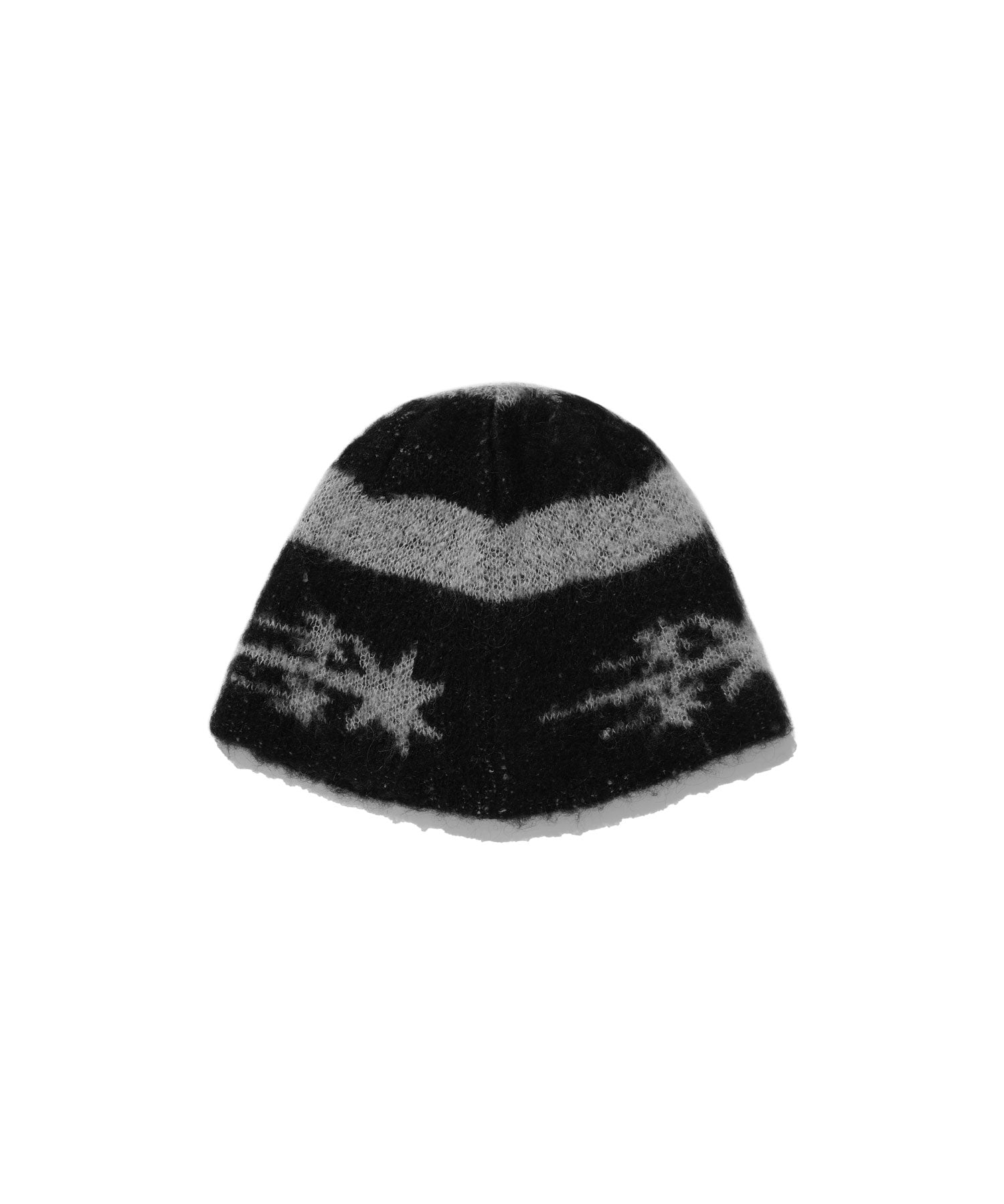 Nice Ghost Club Stripe 3Star Logo Mohair Beanie