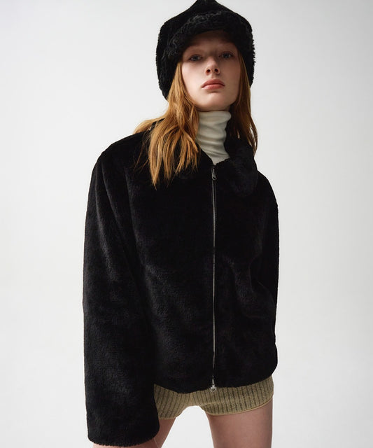 Marithé François Girbaud W NU WEEK FUR SHORT JACKET