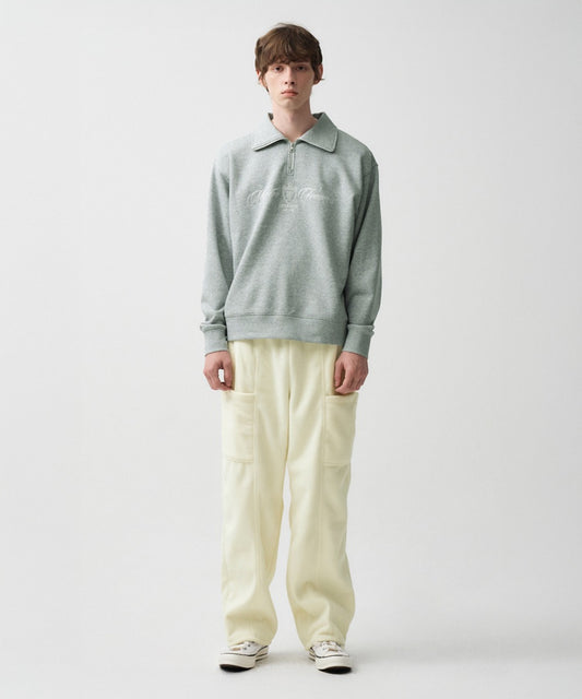 Marithé François Girbaud MOUVEMENT FLEECE WIDE PANTS