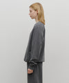Marithé François Girbaud Garment Dyed Oversized Sweatshirt
