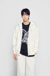 ADLV Upside Down Logo Napping Zurry Hoodie Zip Up