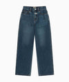 Marithé François Girbaud W HIGH STRAIGHT DENIM PANTS