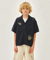 Marithé François Girbaud Kids Half-Sleeved Knit Cardigan