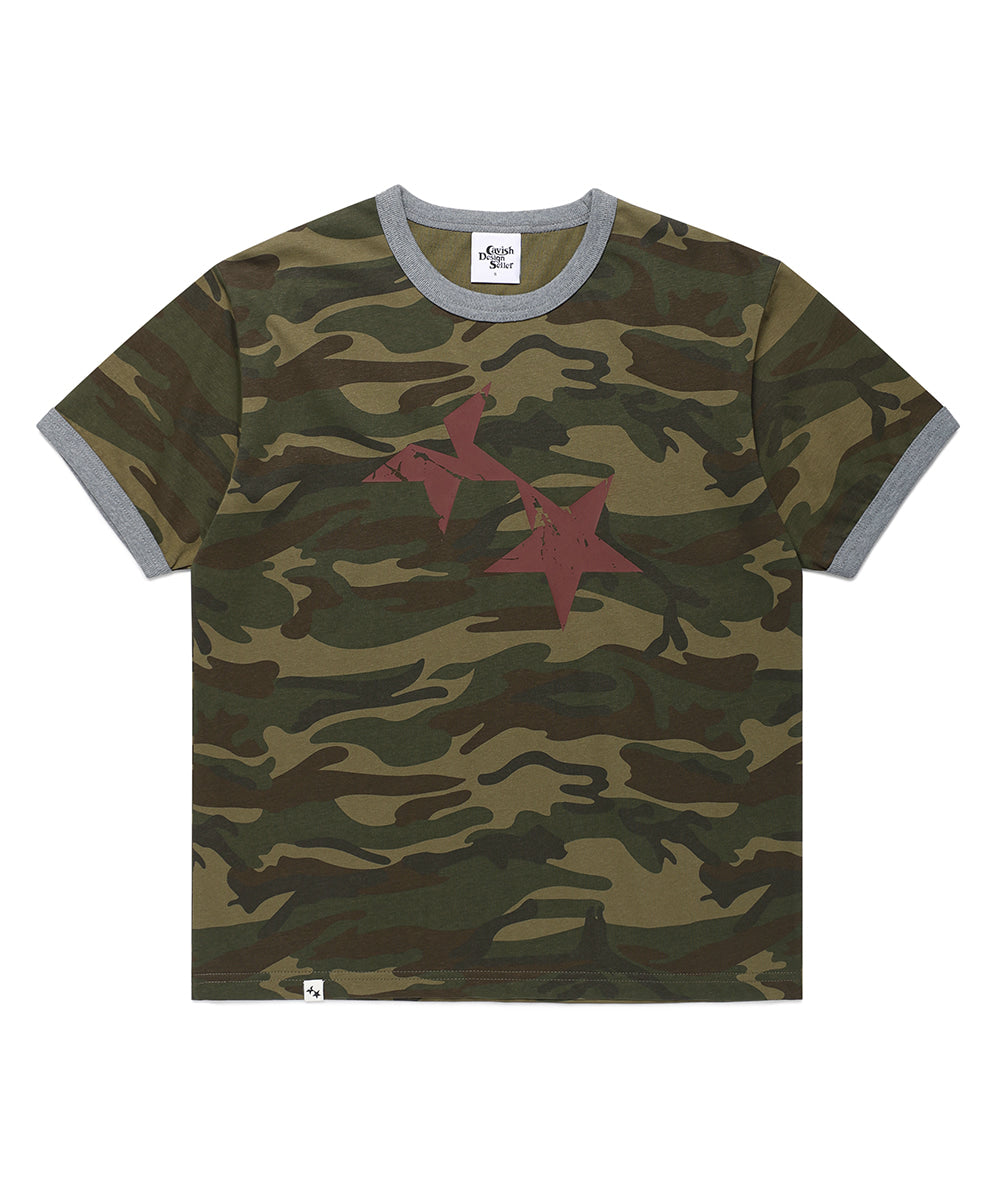 Cavish CAMO TWIN STAR RINGER SS TEE[CAMO]