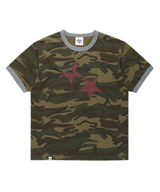 Cavish CAMO TWIN STAR RINGER SS TEE[CAMO]