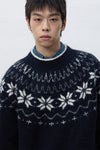 General Idea UNISEX Wool Snow Nordic Pullover