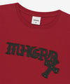 Mahagrid Gothic Applique Crop Tee