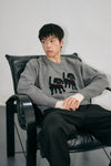 General Idea UNISEX Twin Dog Jacquard Knit Pullover
