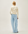 Marithé François Girbaud W CURVED DENIM PANTS