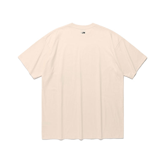 Nice Ghost Club Girl Blowing Symbol Big Tee [Beige]