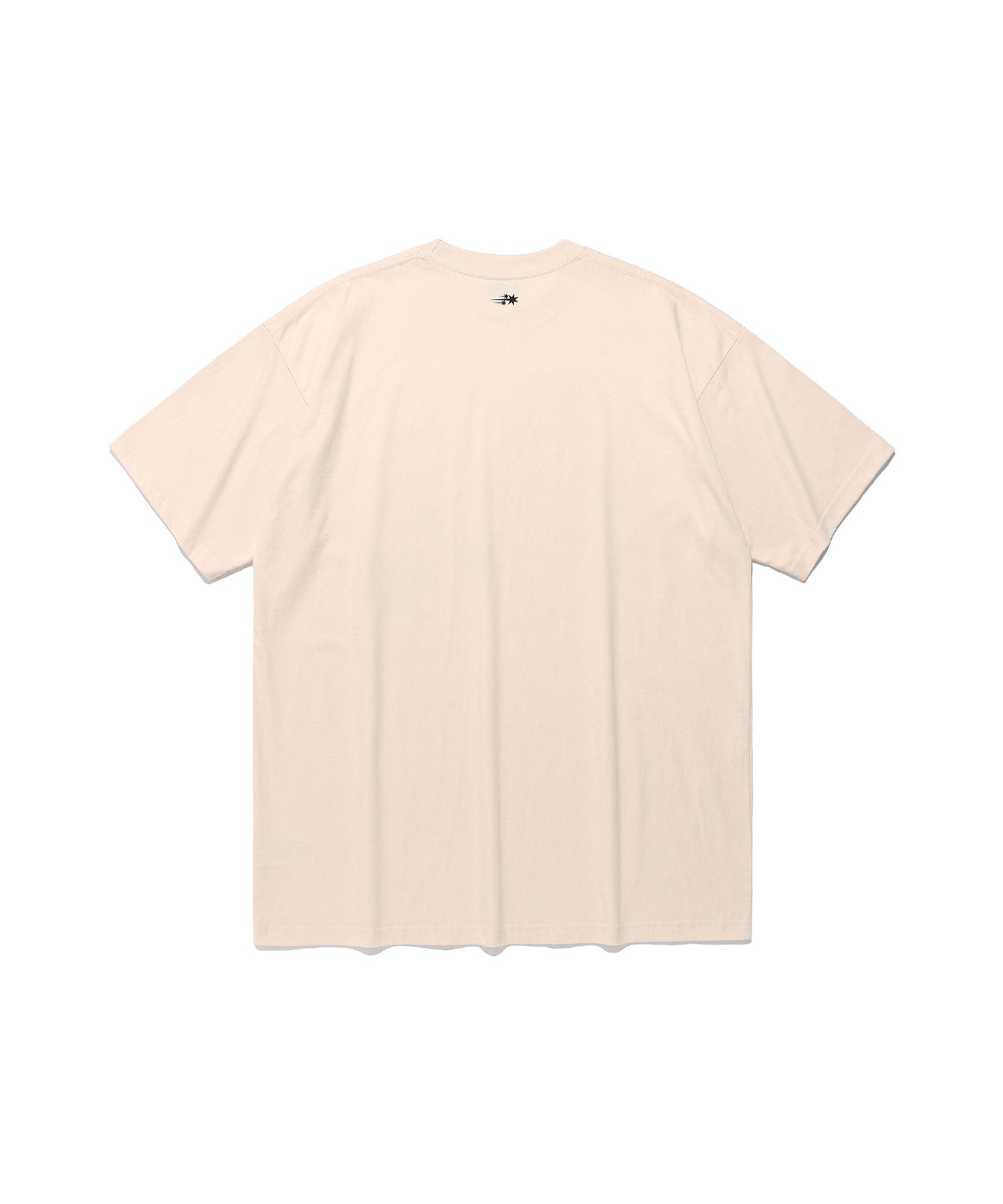 Nice Ghost Club Girl Blowing Symbol Big Tee [Beige]