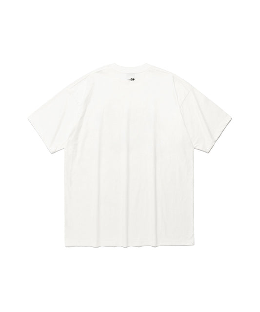 Nice Ghost Club Motorcycle Blue Boy Big Big Tee [White]