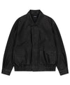 Mahagrid Washed Faux Leather Blouson