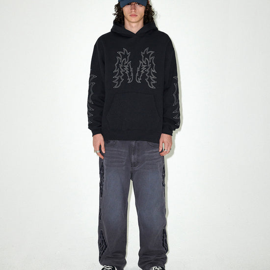 Mahagrid Western Stitch Hoodie