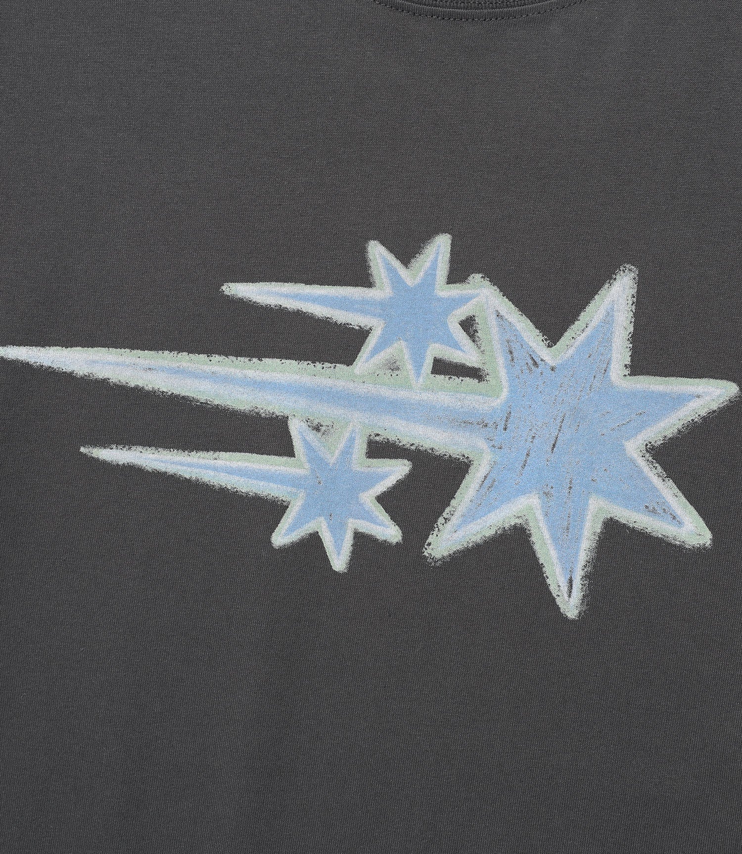 Nice Ghost Club Drawing 3 Star Long Sleeve Tee