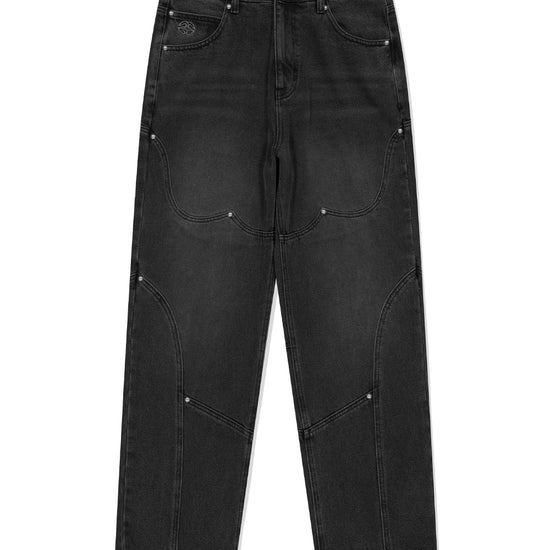 Mahagrid Western Denim Pant [Black]