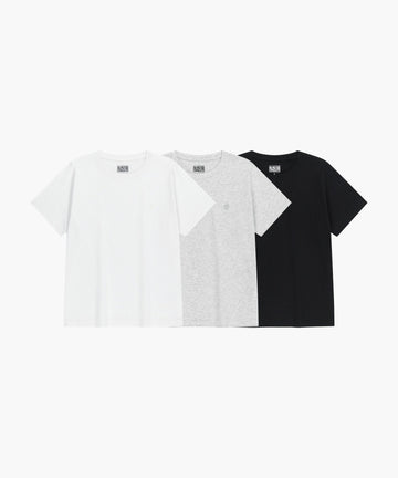 Marithé François Girbaud W 3PACK CIRCLE LOGO TEE mix