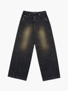 ADLV Front Side Line Semi Tapered Denim Pants