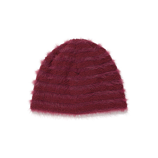 Nice Ghost Club Stripe Beanie [Burgundy]