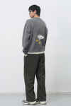 General Idea UNISEX Swan Jacquard Knit Pullover