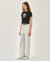 Marithé François Girbaud W MARINE EASY PANTS stripe