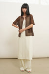 General Idea WOMAN Loose Fit Crochet Lace Half Cardigan