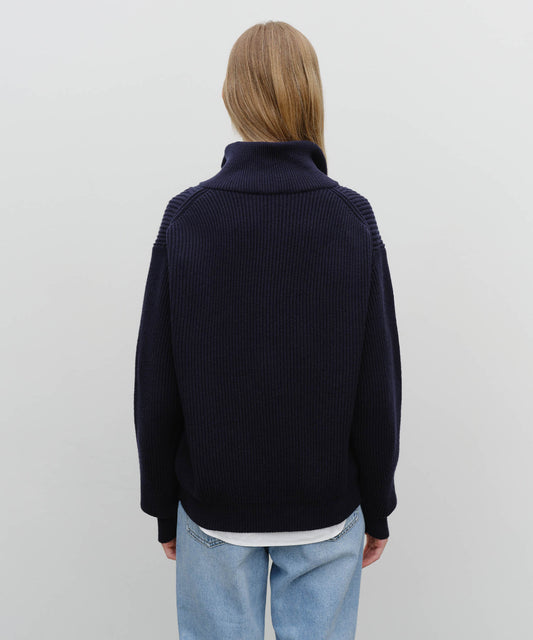 Marithé François Girbaud Half Neck Zipup Knit