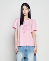 ADLV Woman Basic AC Bear Short Sleeve T-Shirt
