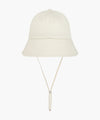 Marithé François Girbaud Kids Bear Embroidery Round Bucket Hat Light Blue